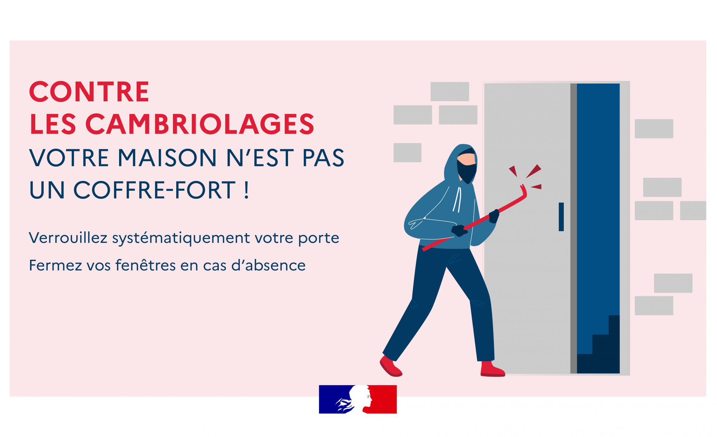 Lire la suite à propos de l’article Cambriolages : prévenez la gendarmerie quand vous partez en vacances !